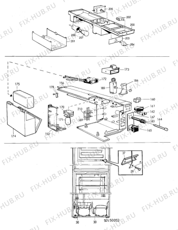 Взрыв-схема холодильника Electrolux TR1178A - Схема узла C10 Electric